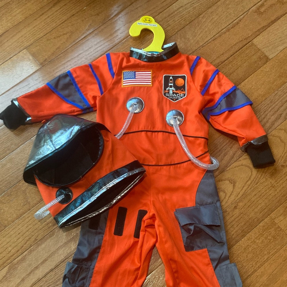 5-6 Toddler Astronaut Halloween Costume